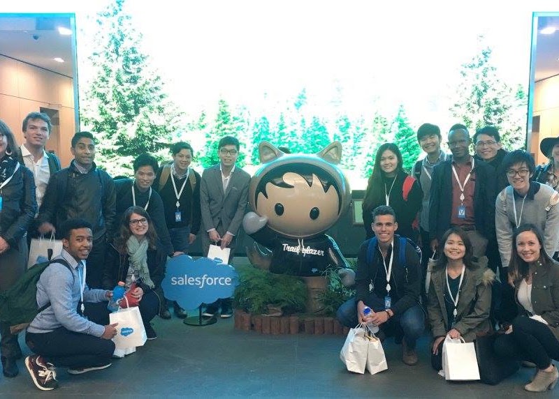 At Salesforce Headquarters in San Francisco