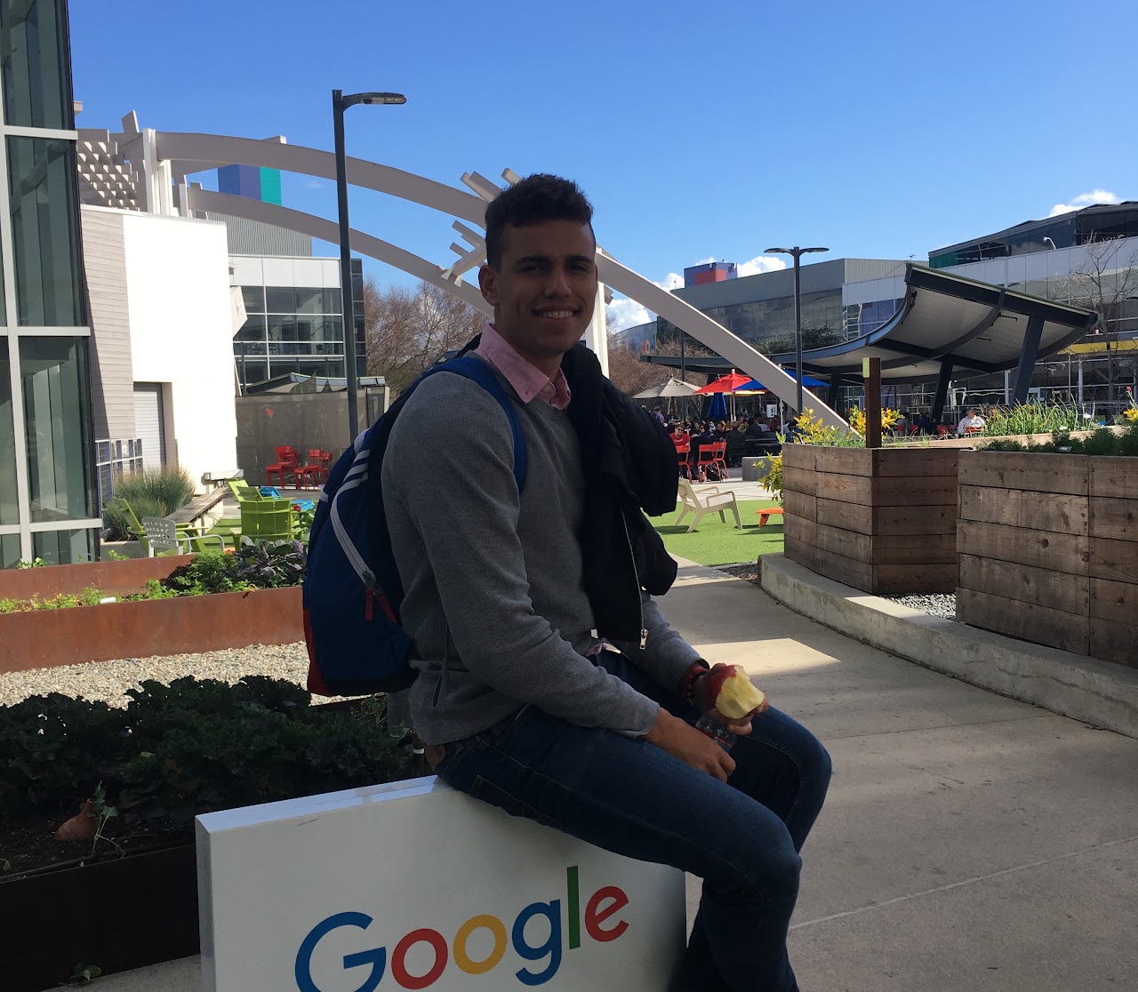 At Google Headquarters