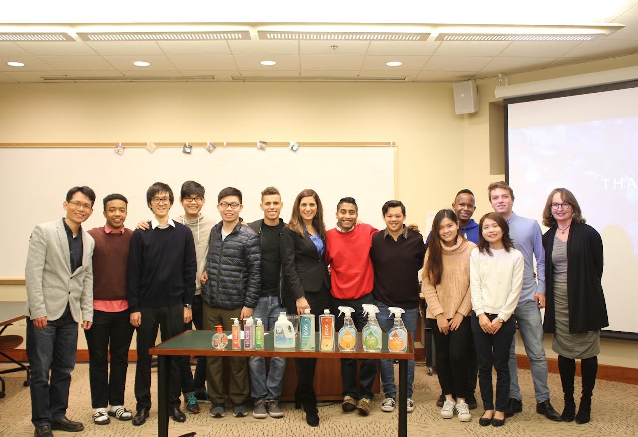 Presentation with ECOS friendly cleaning products